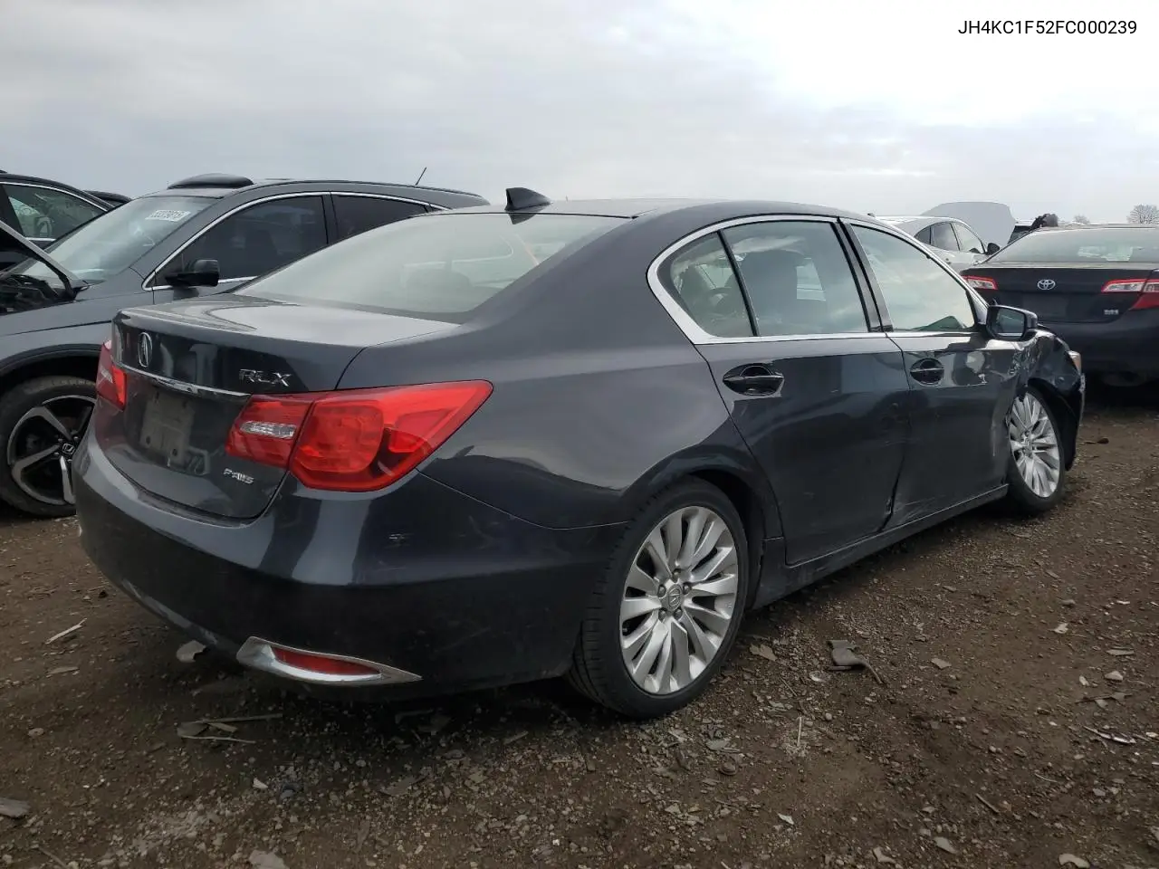 2015 Acura Rlx Tech VIN: JH4KC1F52FC000239 Lot: 53490885