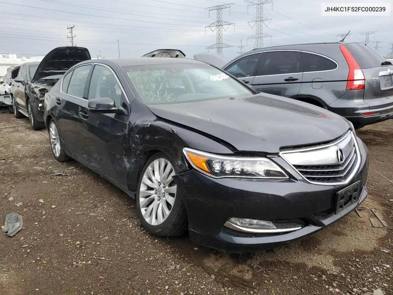 2015 Acura Rlx Tech VIN: JH4KC1F52FC000239 Lot: 53490885