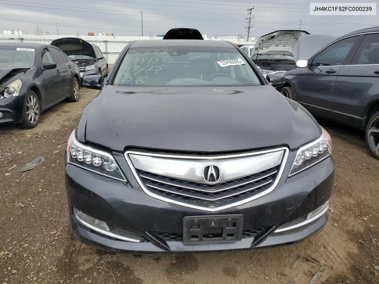 2015 Acura Rlx Tech VIN: JH4KC1F52FC000239 Lot: 53490885