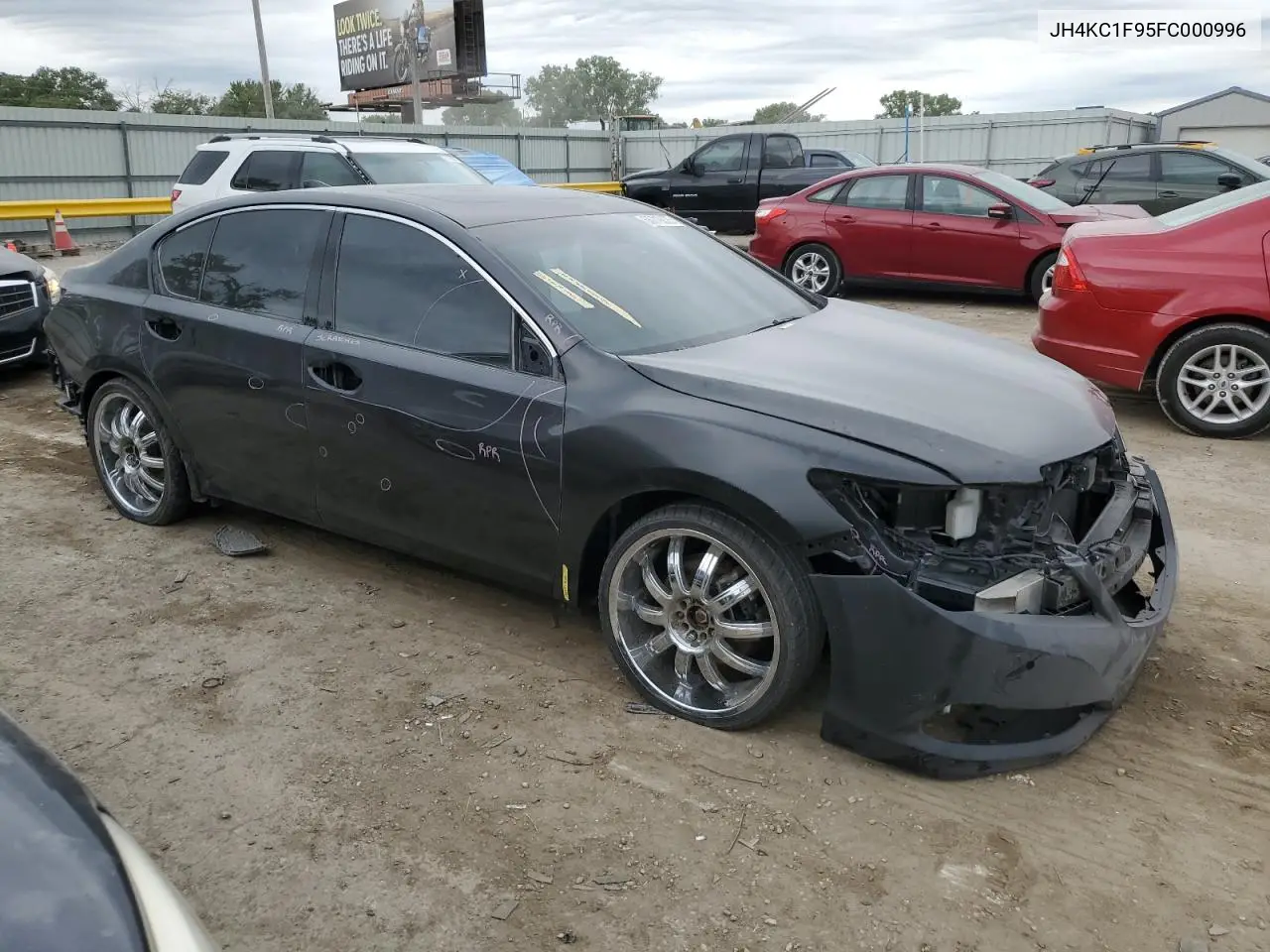 2015 Acura Rlx Advance VIN: JH4KC1F95FC000996 Lot: 56719275