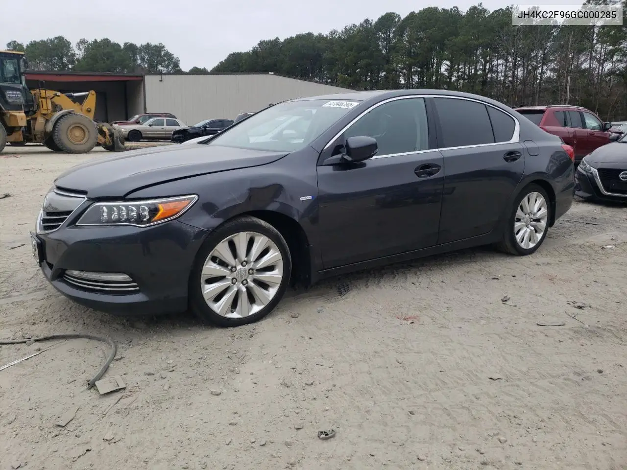 2016 Acura Rlx Sport Hybrid Advance VIN: JH4KC2F96GC000285 Lot: 47346385
