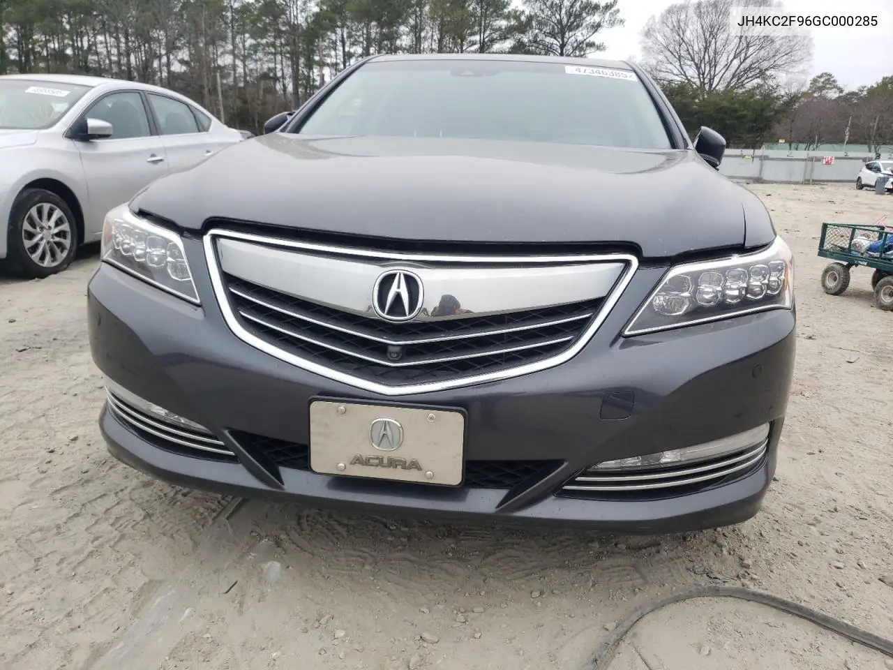 2016 Acura Rlx Sport Hybrid Advance VIN: JH4KC2F96GC000285 Lot: 47346385