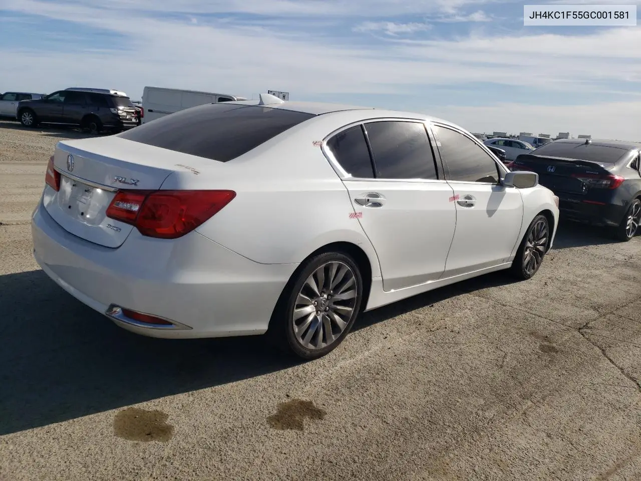 2016 Acura Rlx Tech VIN: JH4KC1F55GC001581 Lot: 51944615