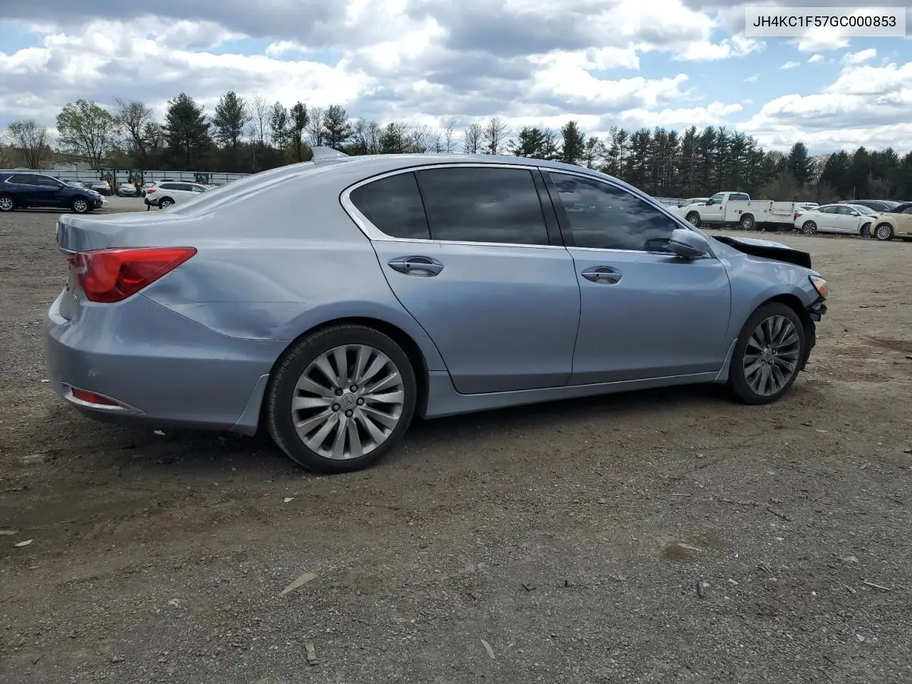 2016 Acura Rlx Tech VIN: JH4KC1F57GC000853 Lot: 53322565