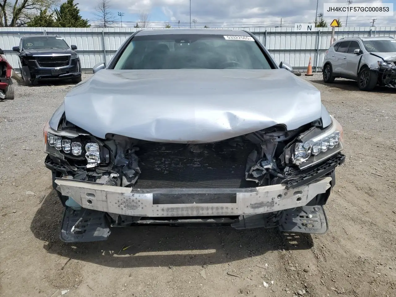 2016 Acura Rlx Tech VIN: JH4KC1F57GC000853 Lot: 53322565