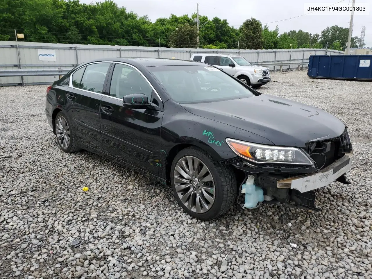 2016 Acura Rlx Advance VIN: JH4KC1F94GC001803 Lot: 55317555