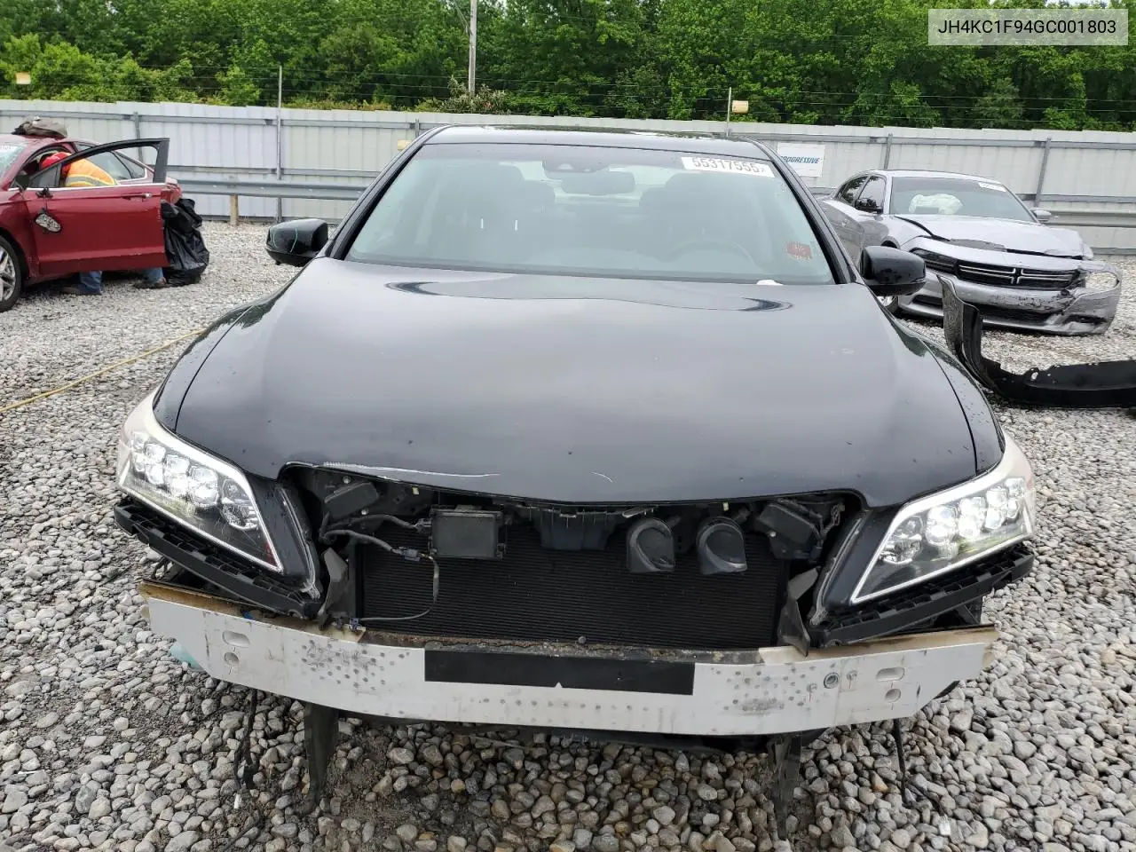 2016 Acura Rlx Advance VIN: JH4KC1F94GC001803 Lot: 55317555