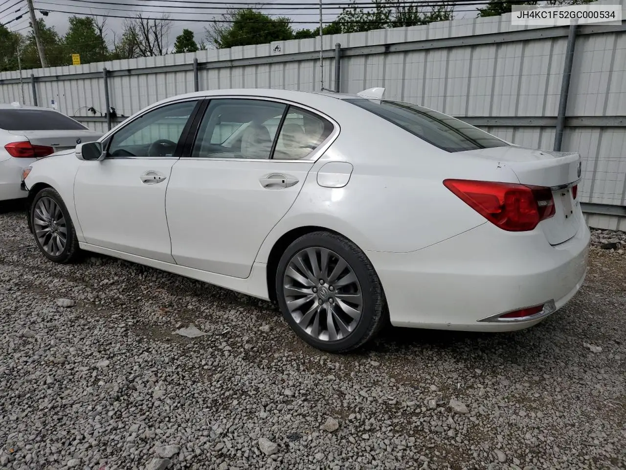 2016 Acura Rlx Tech VIN: JH4KC1F52GC000534 Lot: 55469615