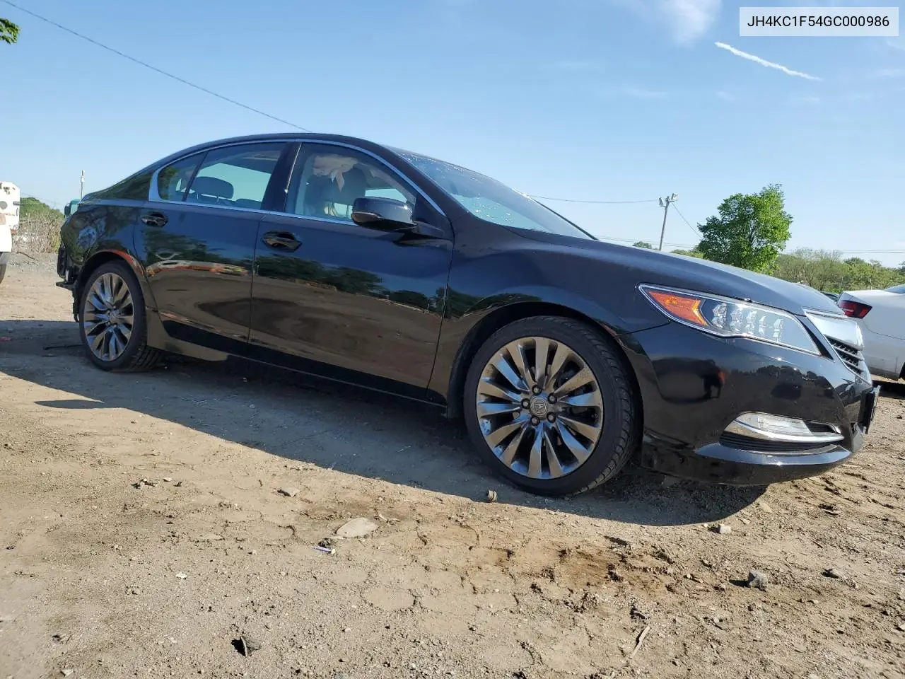 2016 Acura Rlx Tech VIN: JH4KC1F54GC000986 Lot: 55803395