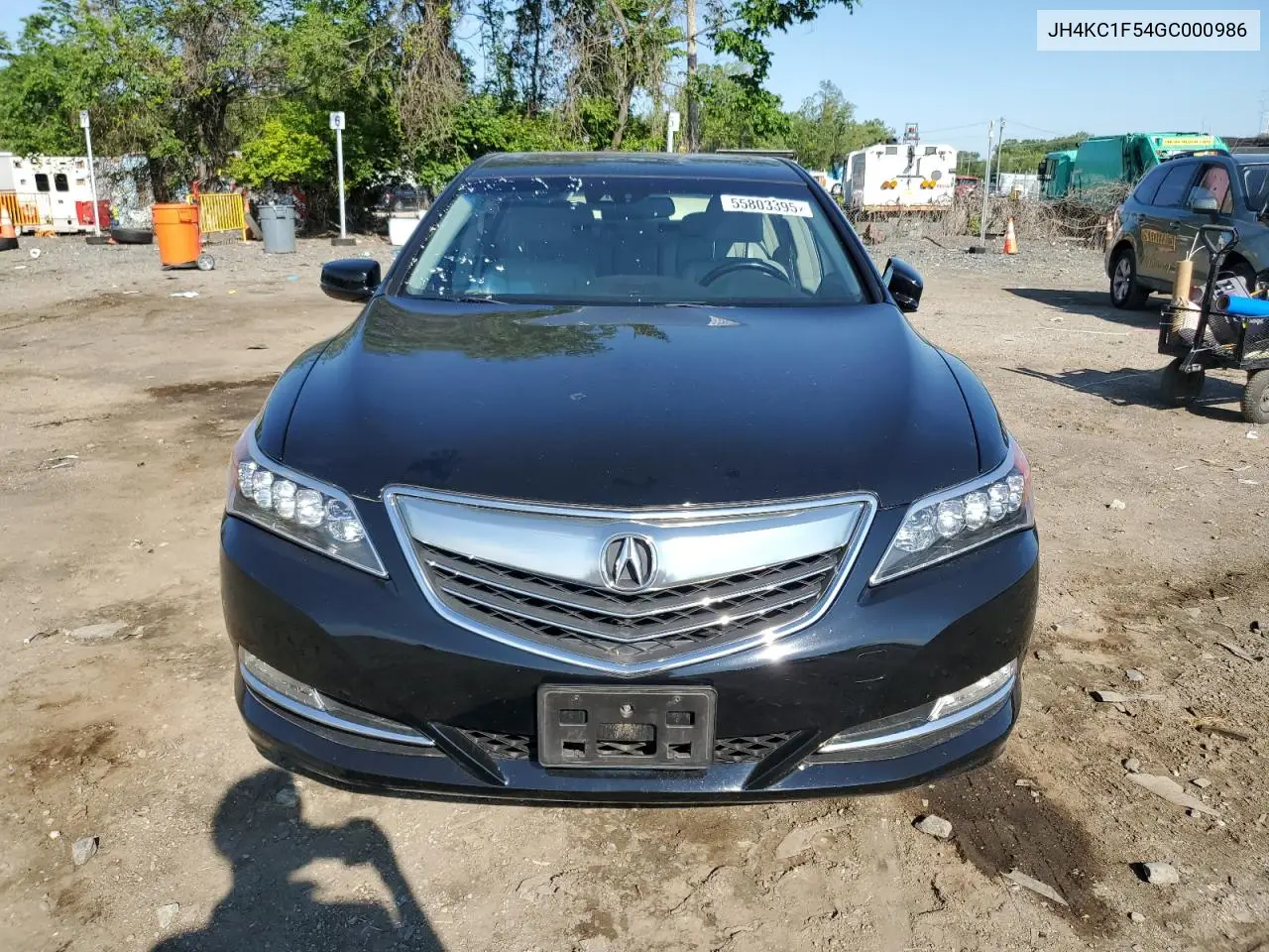 2016 Acura Rlx Tech VIN: JH4KC1F54GC000986 Lot: 55803395