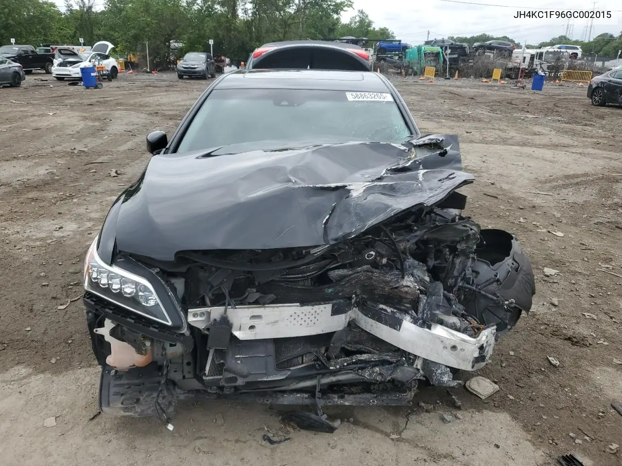 2016 Acura Rlx Advance VIN: JH4KC1F96GC002015 Lot: 58863265