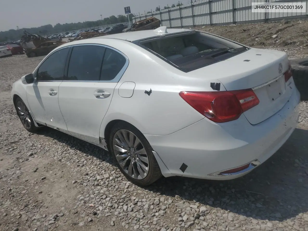 2016 Acura Rlx Tech VIN: JH4KC1F57GC001369 Lot: 59190235