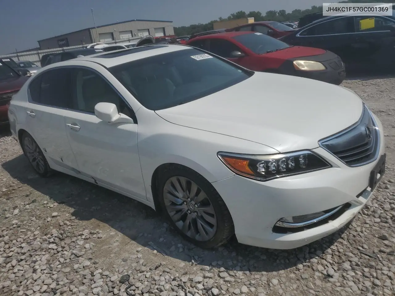 2016 Acura Rlx Tech VIN: JH4KC1F57GC001369 Lot: 59190235