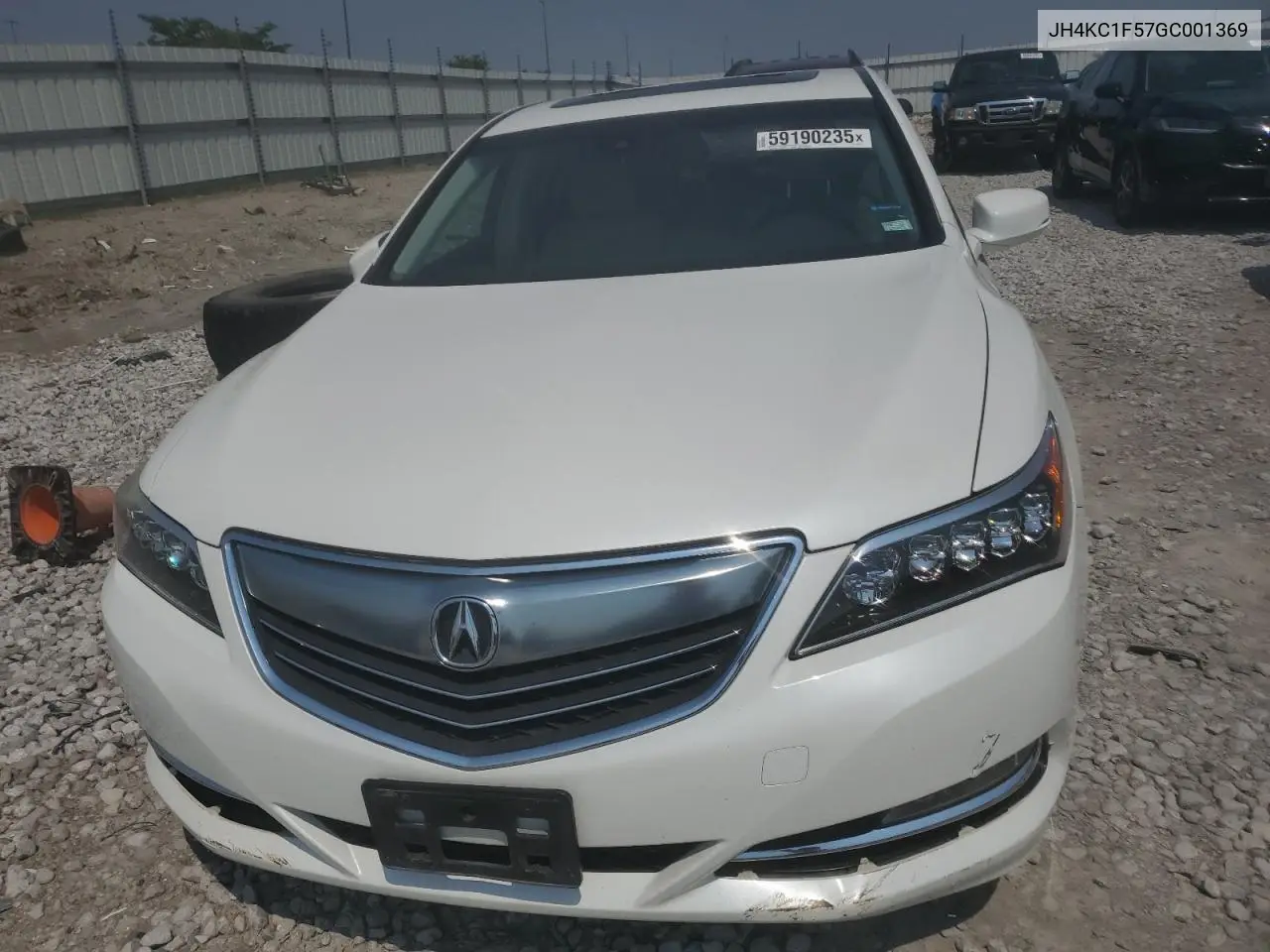 2016 Acura Rlx Tech VIN: JH4KC1F57GC001369 Lot: 59190235