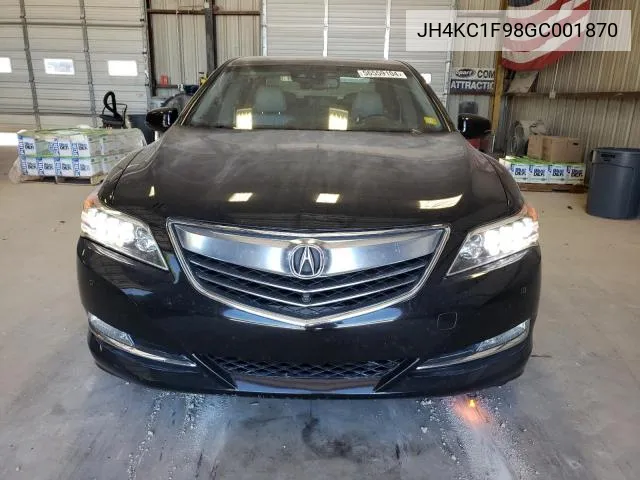 2016 Acura Rlx Advance VIN: JH4KC1F98GC001870 Lot: 60439144