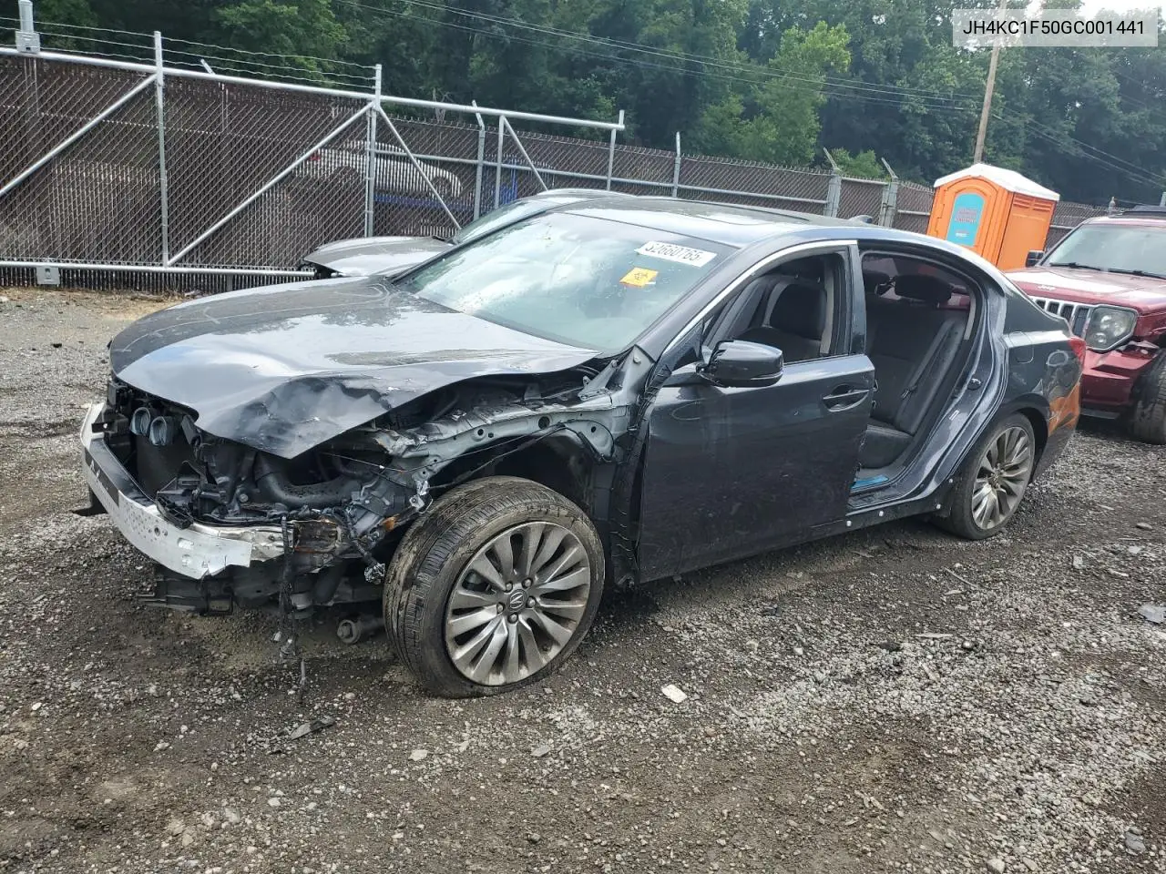 2016 Acura Rlx Tech VIN: JH4KC1F50GC001441 Lot: 62660765