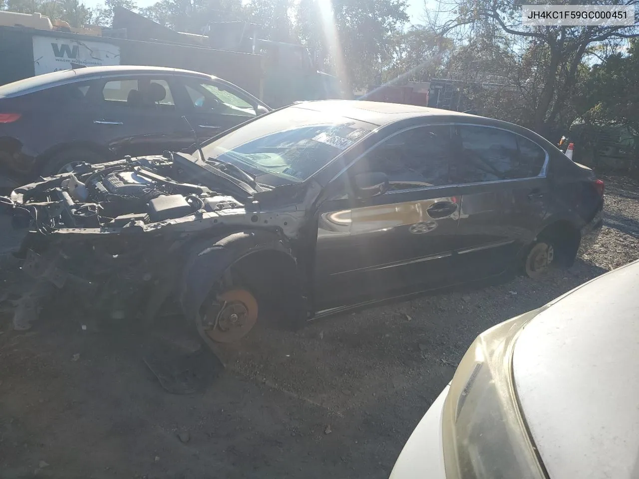 2016 Acura Rlx Tech VIN: JH4KC1F59GC000451 Lot: 74186364
