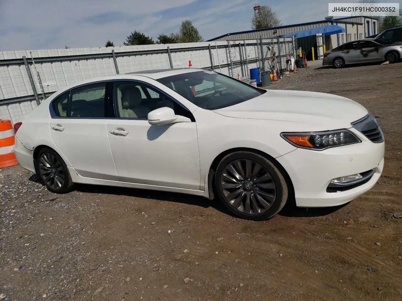 2017 Acura Rlx Advance VIN: JH4KC1F91HC000352 Lot: 53815465