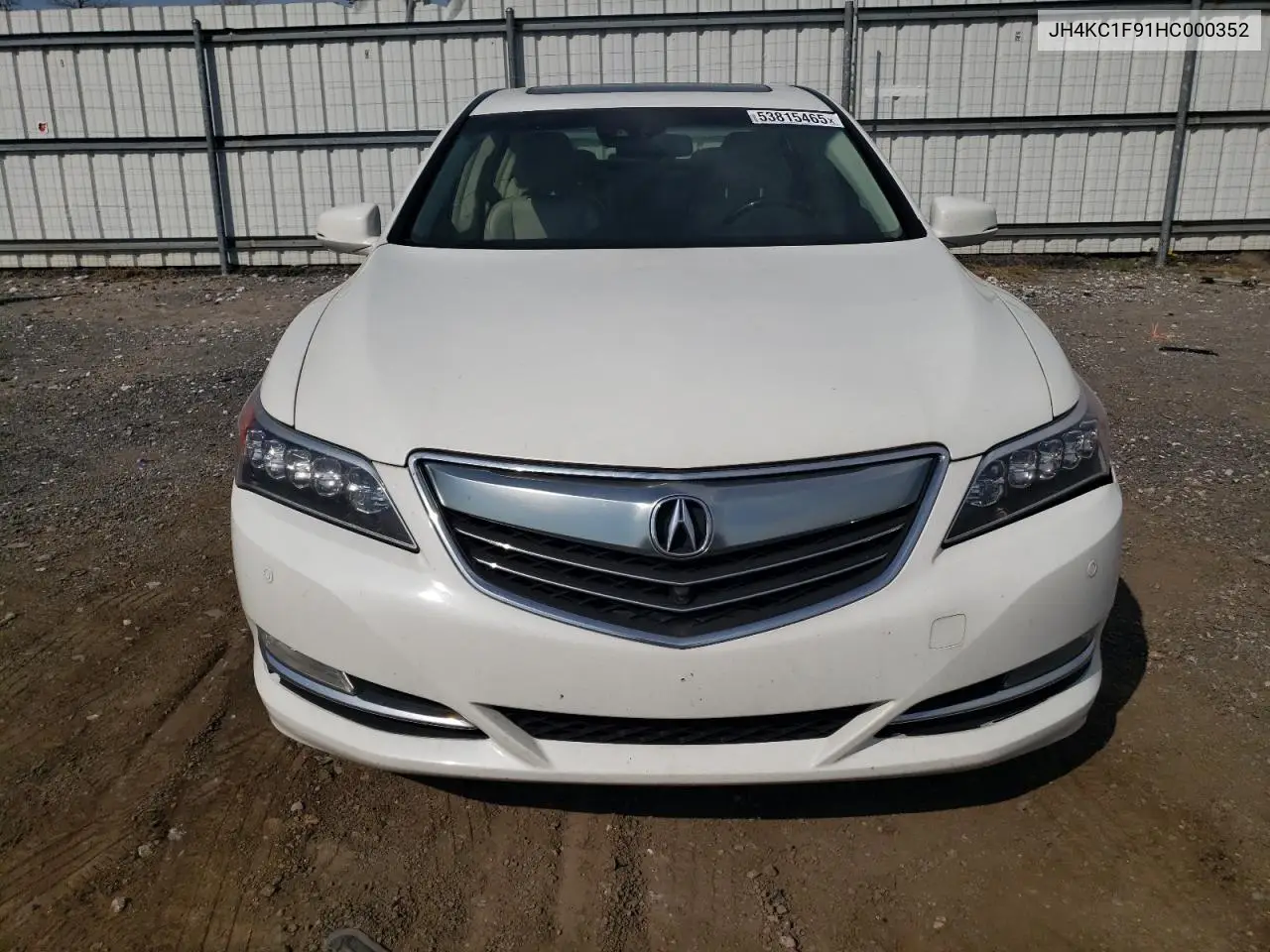 2017 Acura Rlx Advance VIN: JH4KC1F91HC000352 Lot: 53815465