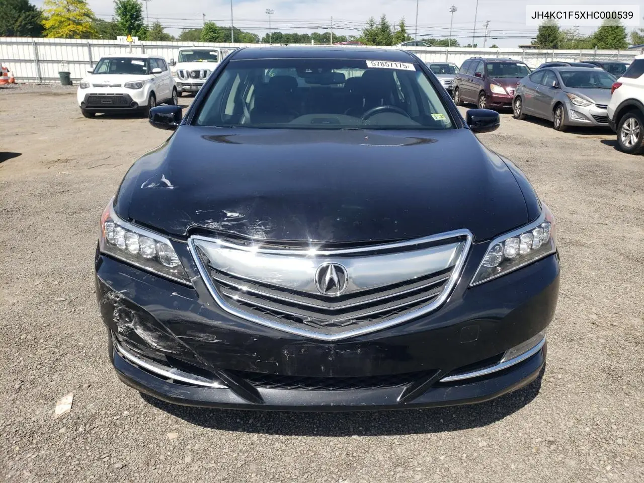 2017 Acura Rlx Tech VIN: JH4KC1F5XHC000539 Lot: 57857175