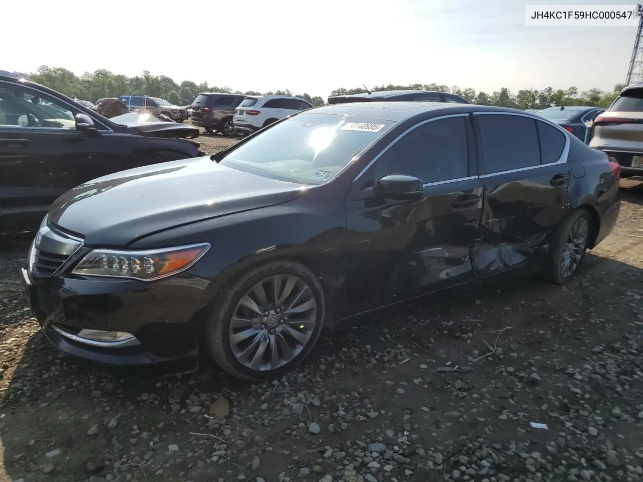 2017 Acura Rlx Tech VIN: JH4KC1F59HC000547 Lot: 60140905