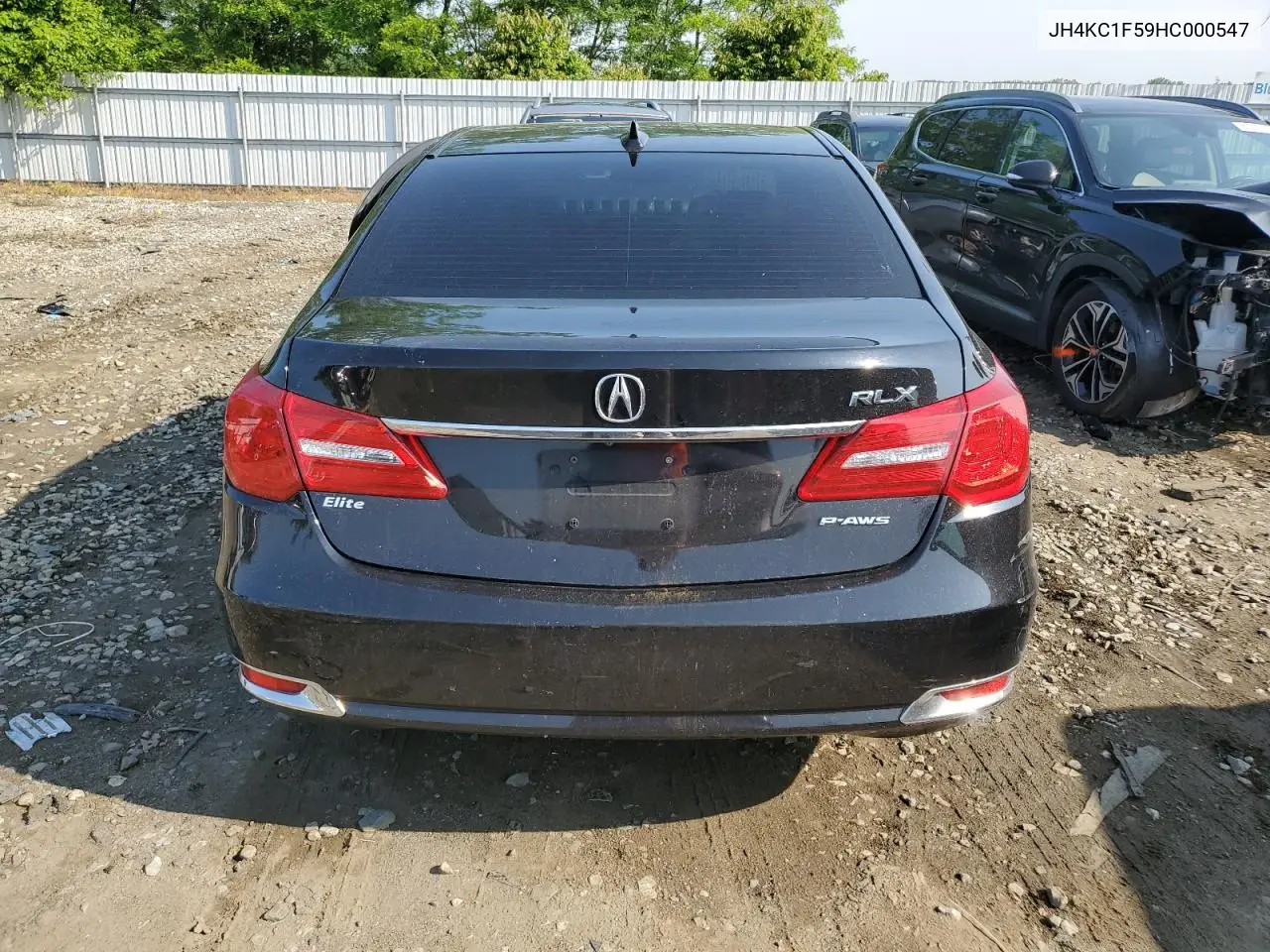 2017 Acura Rlx Tech VIN: JH4KC1F59HC000547 Lot: 60140905