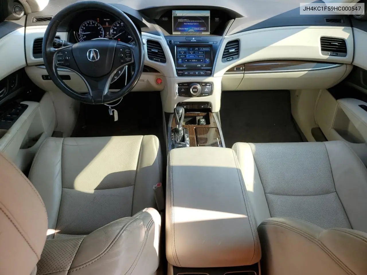 2017 Acura Rlx Tech VIN: JH4KC1F59HC000547 Lot: 60140905