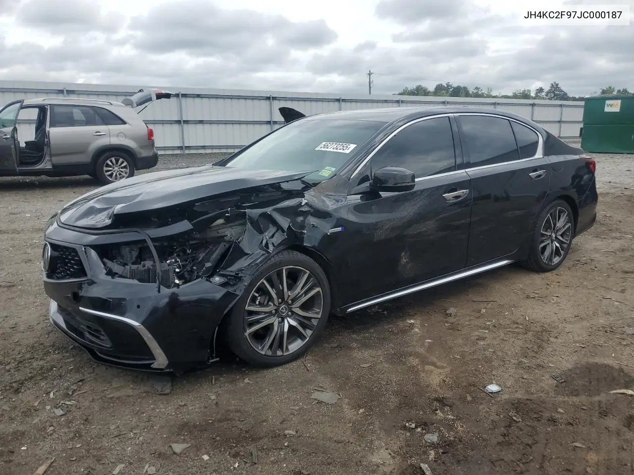 2018 Acura Rlx Sport Hybrid Advance VIN: JH4KC2F97JC000187 Lot: 56273255