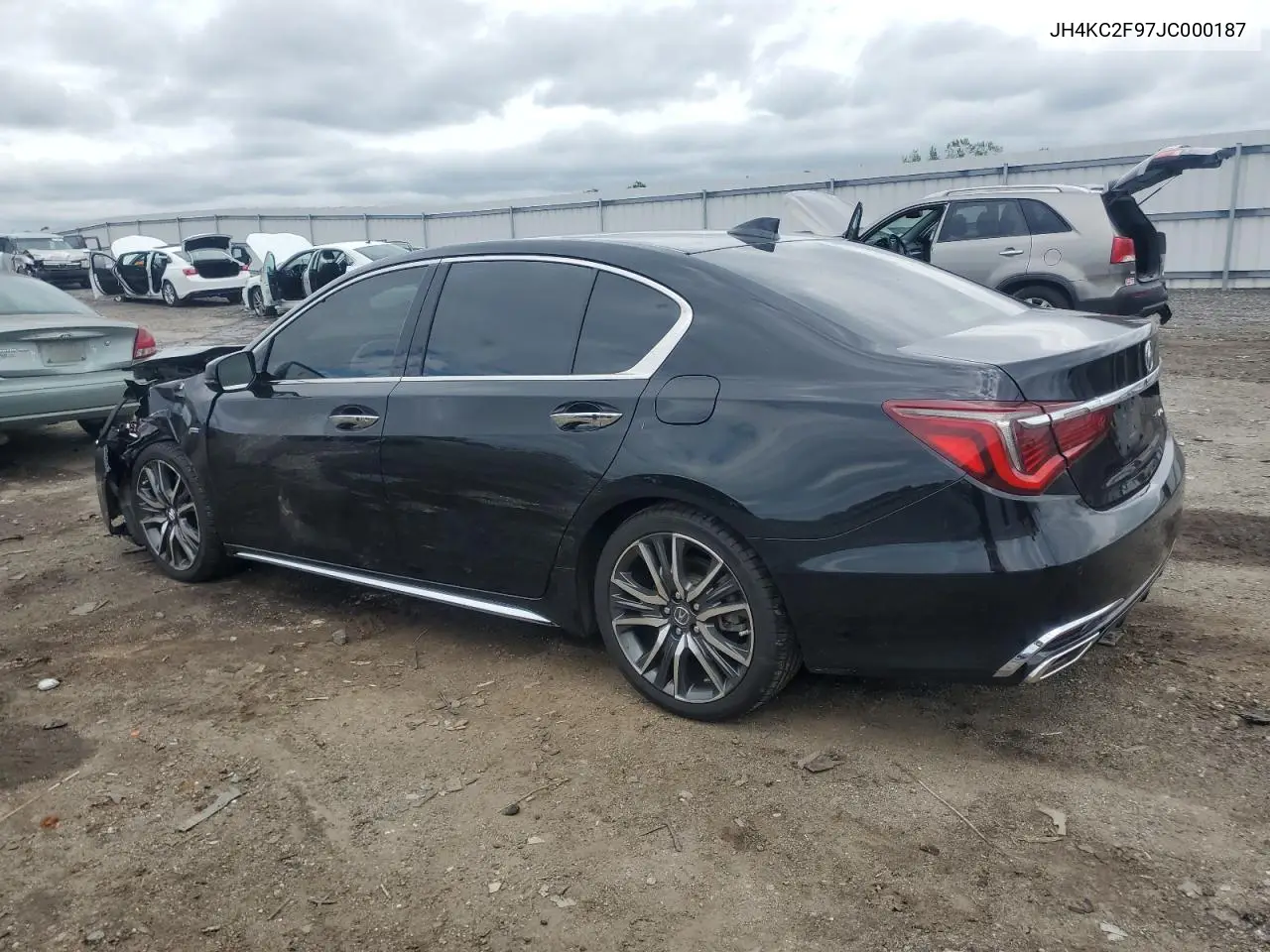 2018 Acura Rlx Sport Hybrid Advance VIN: JH4KC2F97JC000187 Lot: 56273255