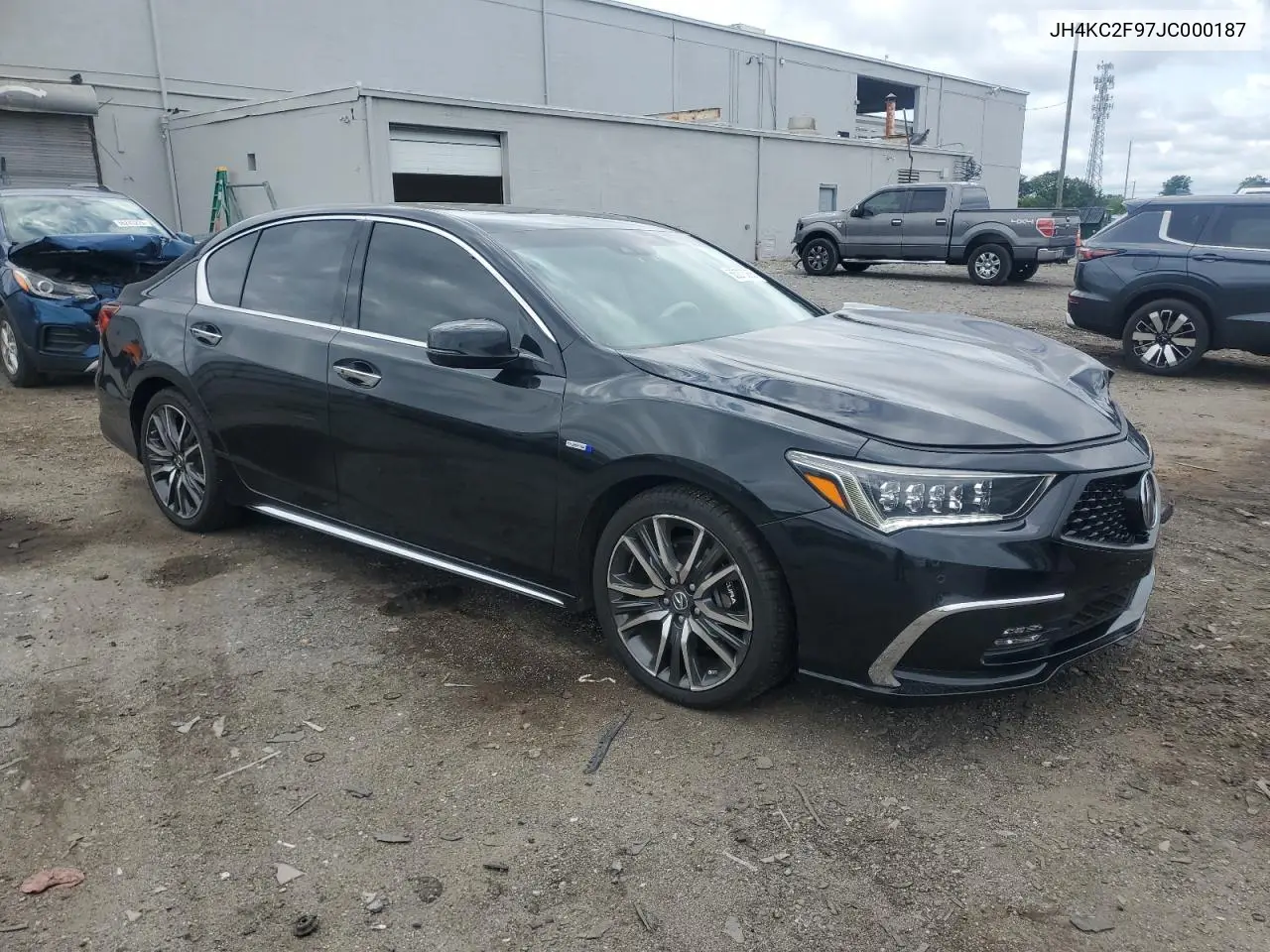 2018 Acura Rlx Sport Hybrid Advance VIN: JH4KC2F97JC000187 Lot: 56273255