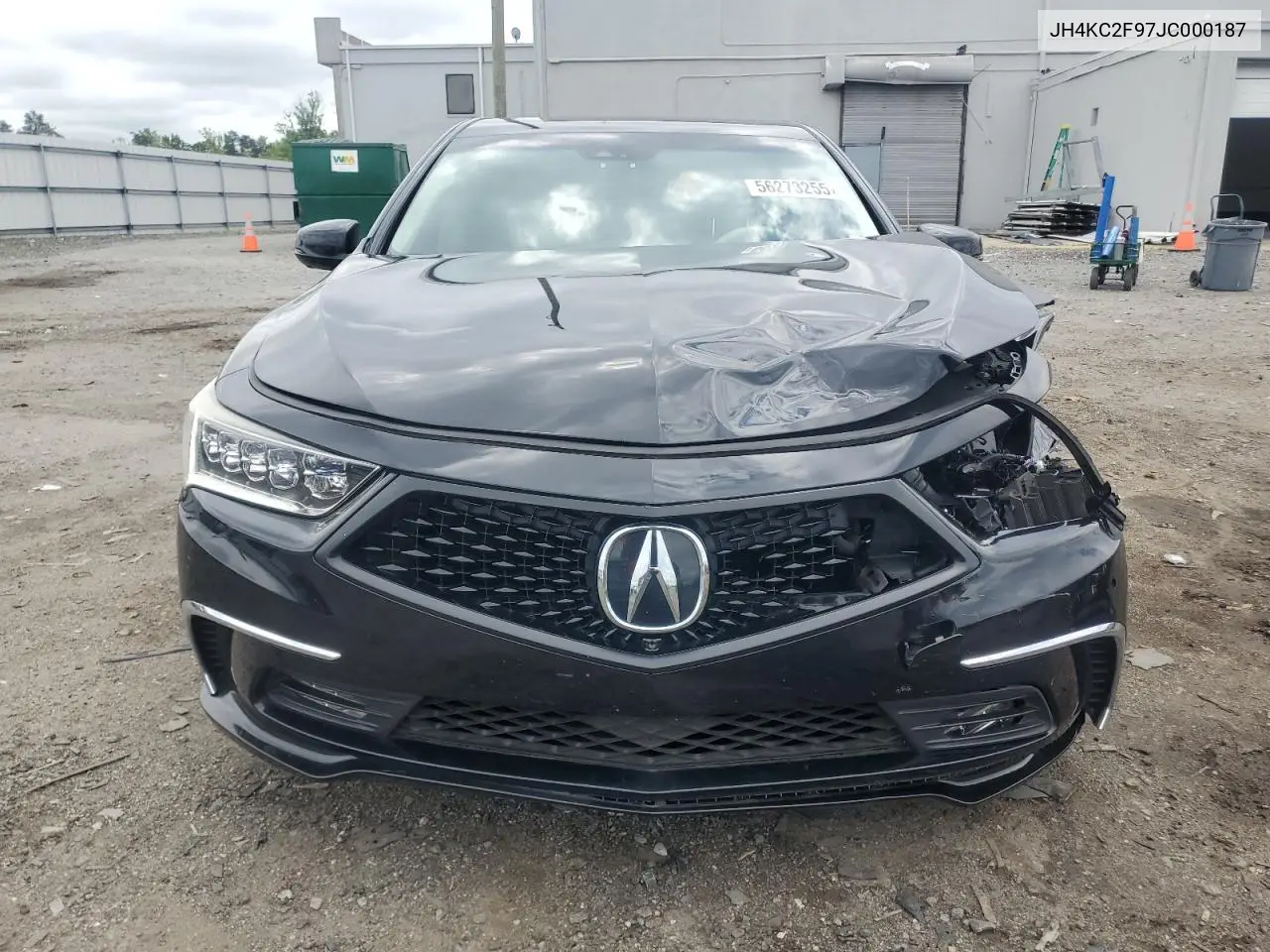 2018 Acura Rlx Sport Hybrid Advance VIN: JH4KC2F97JC000187 Lot: 56273255