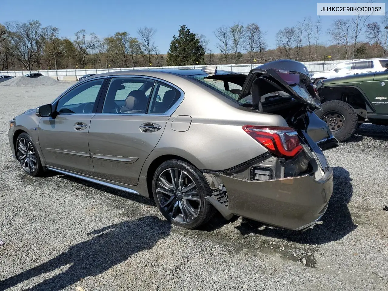 2019 Acura Rlx Sport Hybrid Advance VIN: JH4KC2F98KC000152 Lot: 50543715