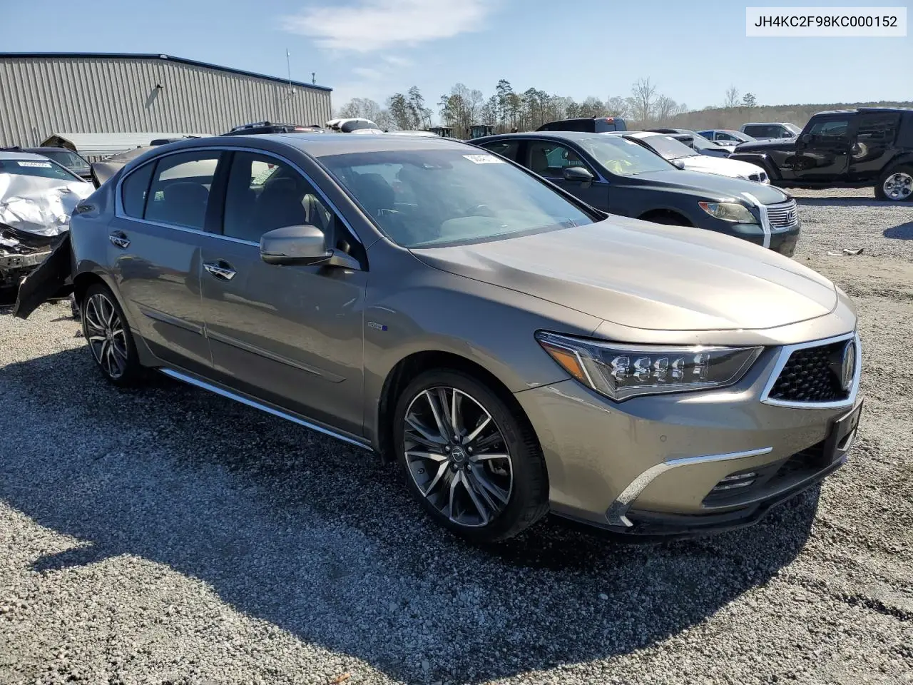 2019 Acura Rlx Sport Hybrid Advance VIN: JH4KC2F98KC000152 Lot: 50543715
