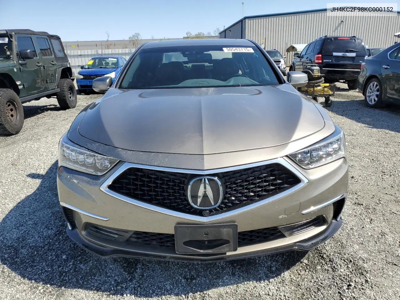 2019 Acura Rlx Sport Hybrid Advance VIN: JH4KC2F98KC000152 Lot: 50543715