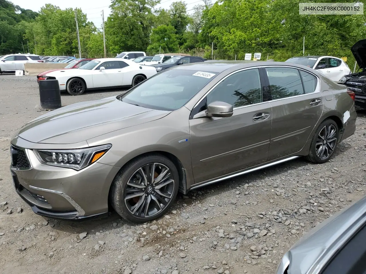 2019 Acura Rlx Sport Hybrid Advance VIN: JH4KC2F98KC000152 Lot: 58784335
