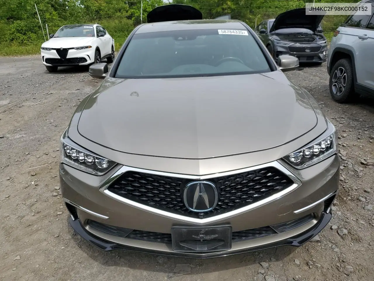 2019 Acura Rlx Sport Hybrid Advance VIN: JH4KC2F98KC000152 Lot: 58784335