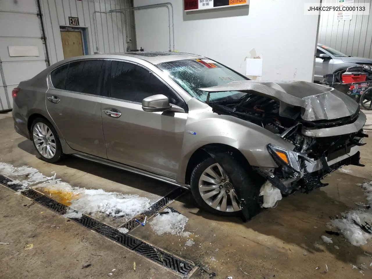 2020 Acura Rlx Sport Hybrid Advance VIN: JH4KC2F92LC000133 Lot: 44856785
