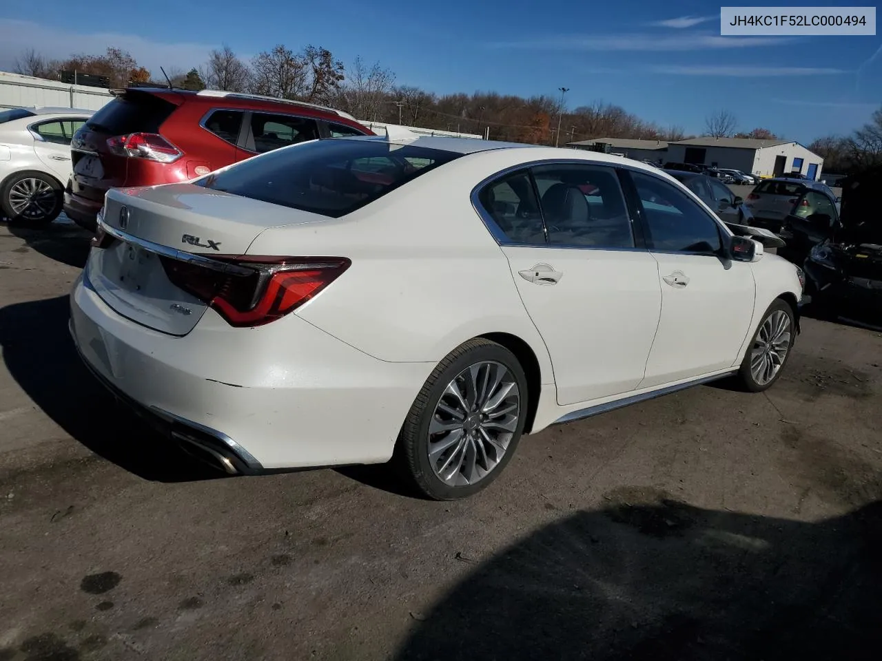 2020 Acura Rlx Technology VIN: JH4KC1F52LC000494 Lot: 82716584