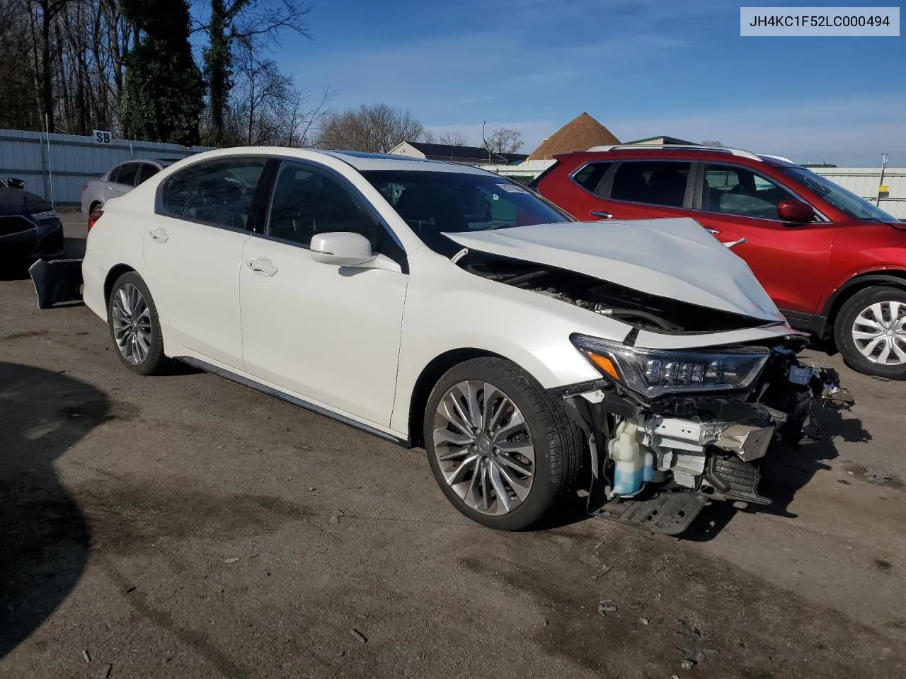 2020 Acura Rlx Technology VIN: JH4KC1F52LC000494 Lot: 82716584