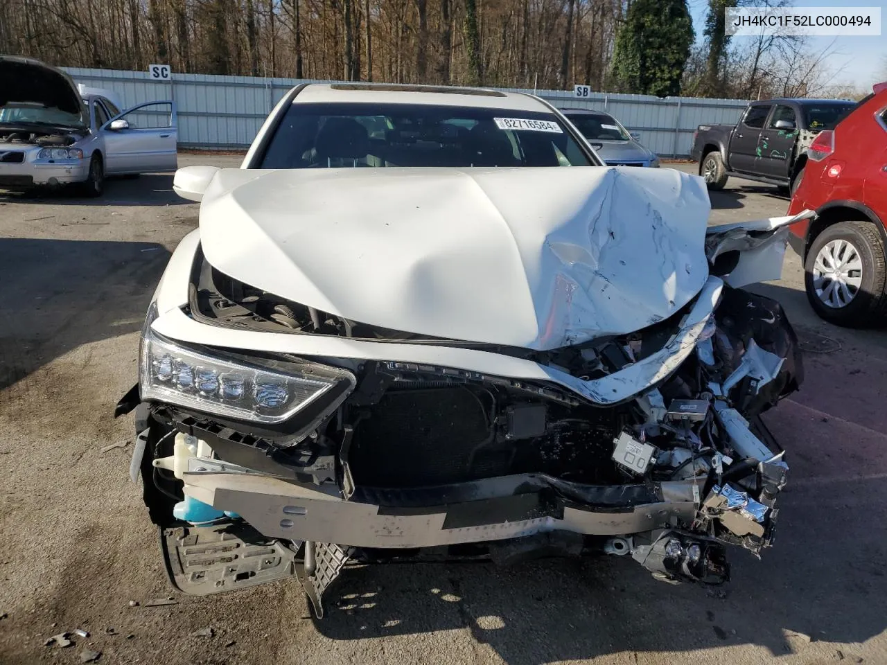 2020 Acura Rlx Technology VIN: JH4KC1F52LC000494 Lot: 82716584