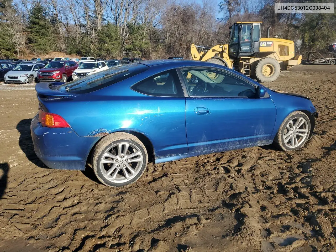 2002 Acura Rsx Type-S VIN: JH4DC53012C038404 Lot: 44184175