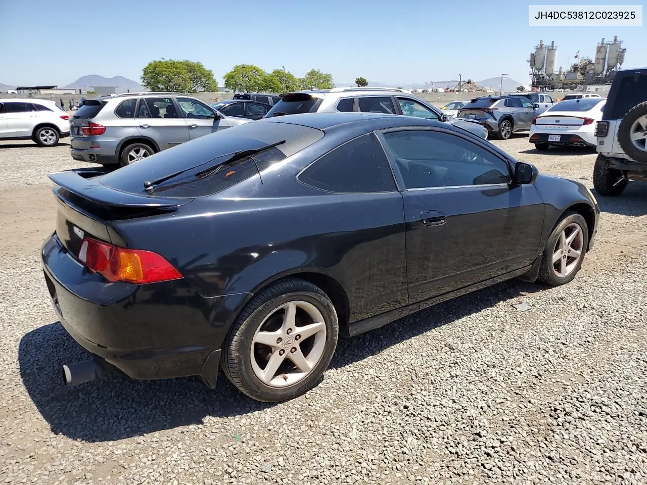 2002 Acura Rsx VIN: JH4DC53812C023925 Lot: 53208855