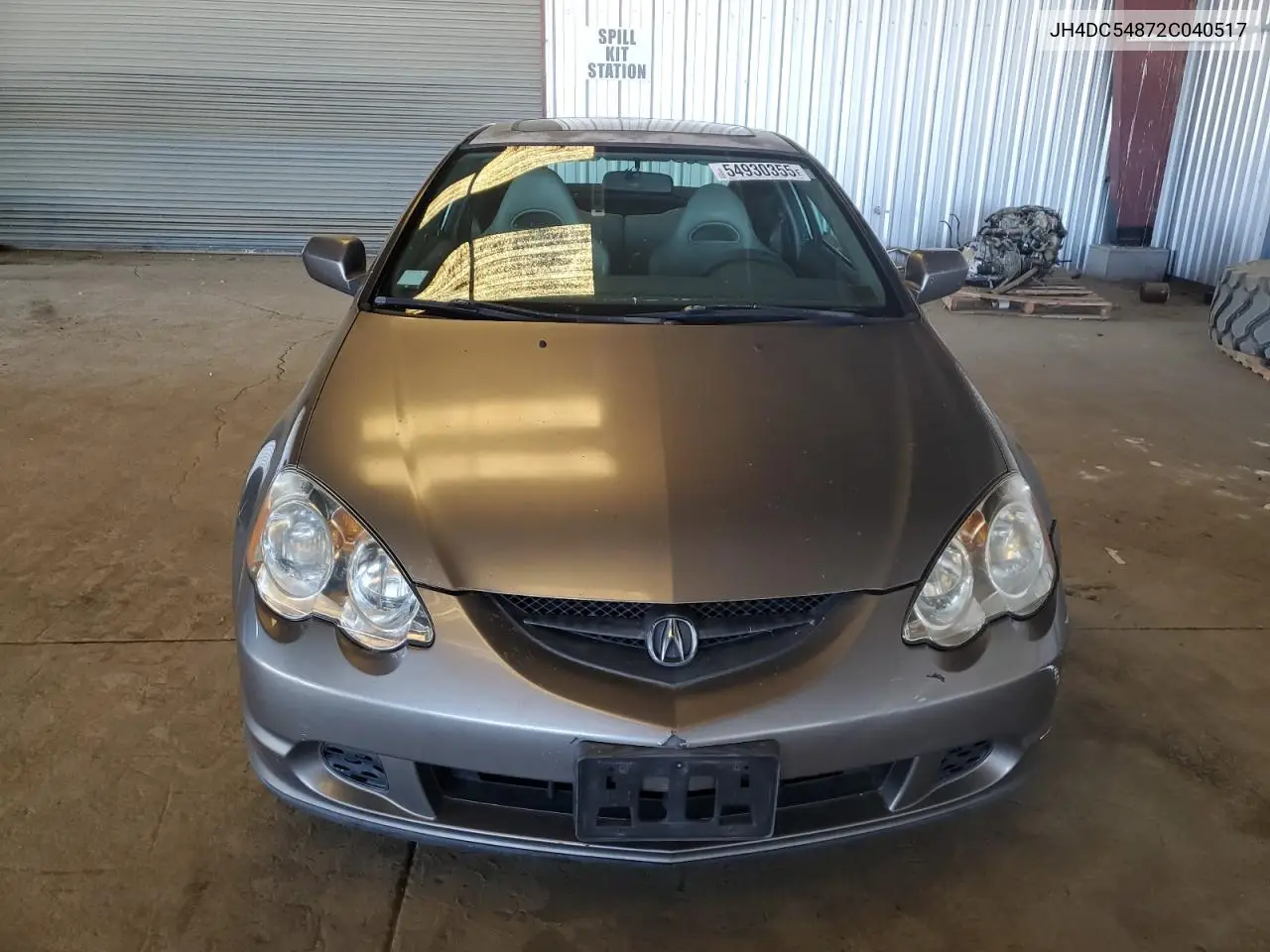 2002 Acura Rsx VIN: JH4DC54872C040517 Lot: 54930355