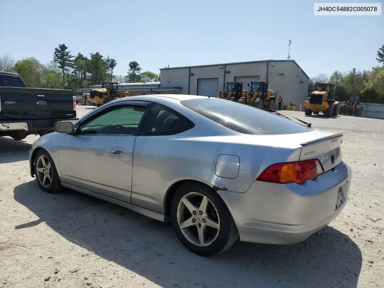 2002 Acura Rsx VIN: JH4DC54882C005078 Lot: 55052255