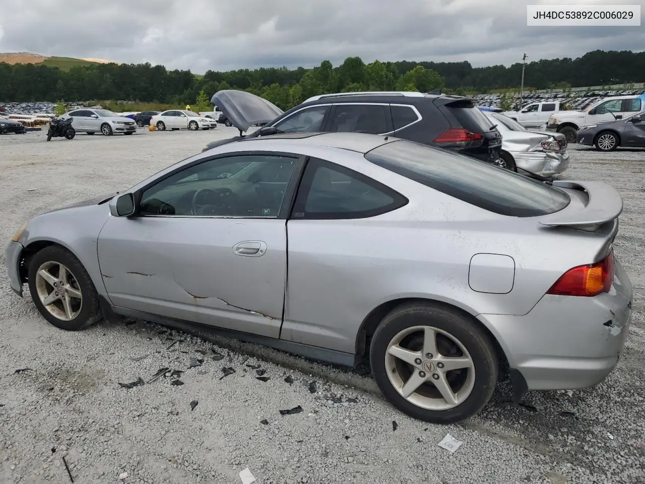2002 Acura Rsx VIN: JH4DC53892C006029 Lot: 58138655