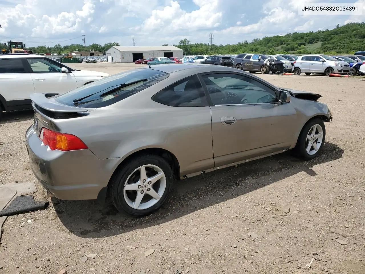 2002 Acura Rsx VIN: JH4DC54832C034391 Lot: 61679045