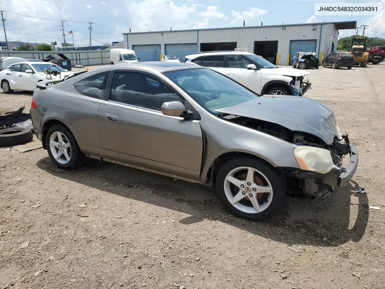 2002 Acura Rsx VIN: JH4DC54832C034391 Lot: 61679045