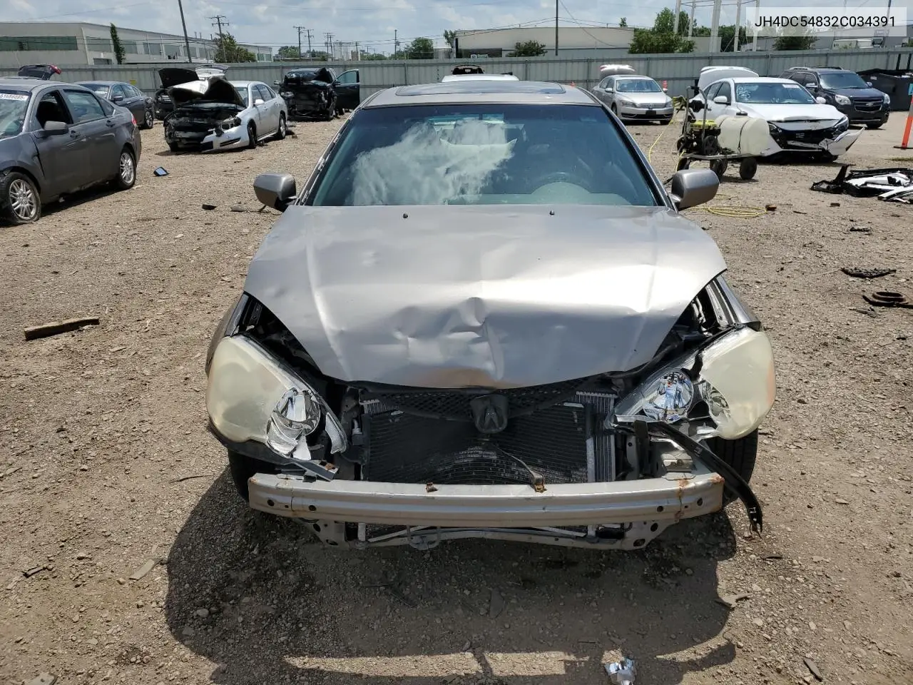2002 Acura Rsx VIN: JH4DC54832C034391 Lot: 61679045