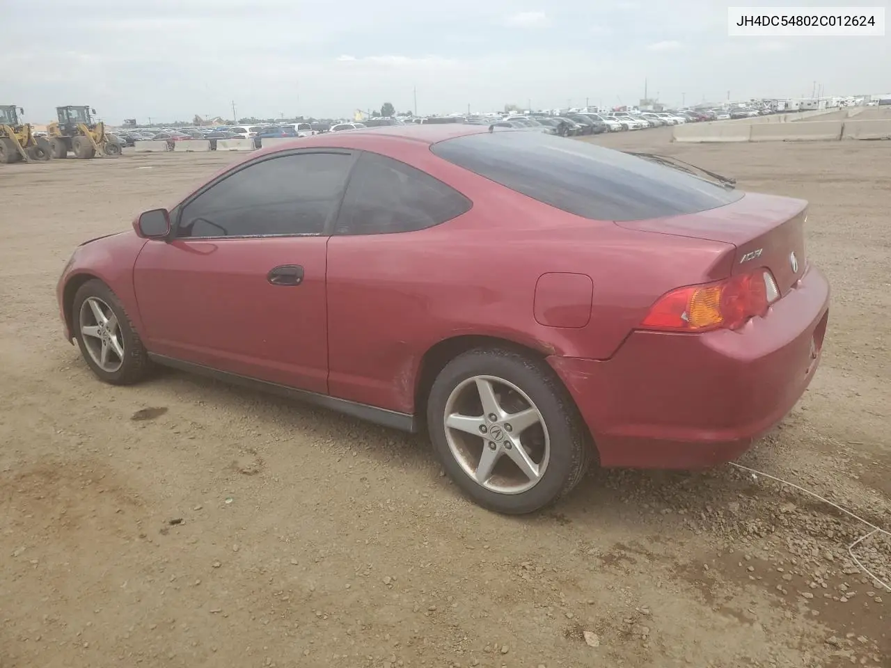 2002 Acura Rsx VIN: JH4DC54802C012624 Lot: 62392515