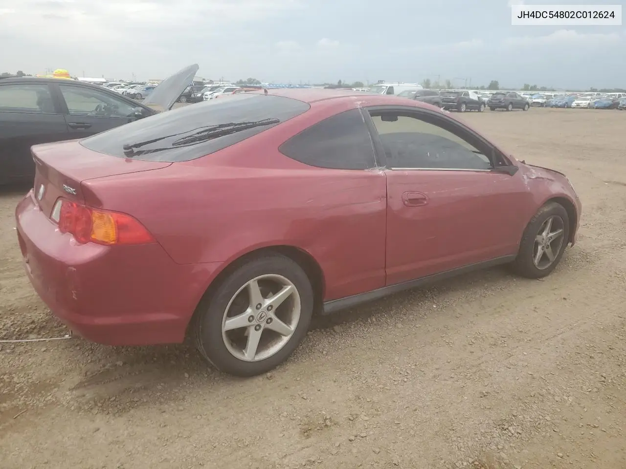 2002 Acura Rsx VIN: JH4DC54802C012624 Lot: 62392515